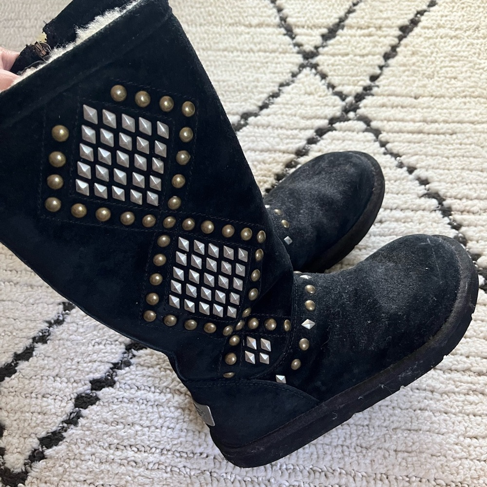 UGG Studded Black Boots